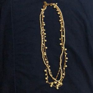 J. Crew four-strand faux pearl necklace